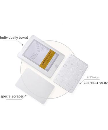 Flower Nail Silicone Mold 3D Butterfly Embossing Gel Print Stencil Nail Carving Template Tool For Nail Decors JT030 - Buy Online on GoSupps.com