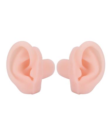 1 Pair Simulation Artificial Ear Model Silicone Simulated Ear Model Flexible Soft Ear Model for Hospital Display Learning