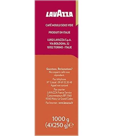 G n rique LAVAZZA Il Mattino Ground Coffee 1kg - The pleasure of real Italian coffee at home - Family size for coffee lovers! - Pack of 3 - Sold as a set - Buy Online on GoSupps.com