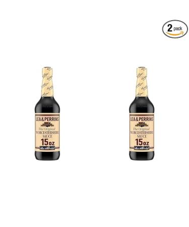 Lea & Perrins The Original Worcestershire Sauce (15 fl oz Bottle) (Pack of 2)