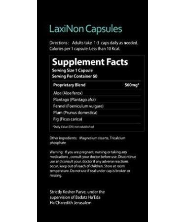 Natural Herbal Laxative for Constipation Relief - 60 Veg Caps | Safe & Gentle Formula for Adults - Buy Online on GoSupps.com