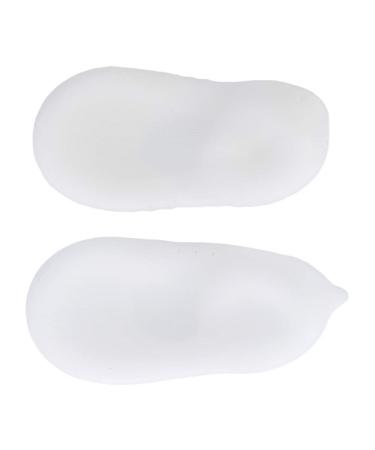 Silicone Socks 1 Pair Comfortable Convenient Foot Care Tool Breathable Washable for Home Foot(white M)