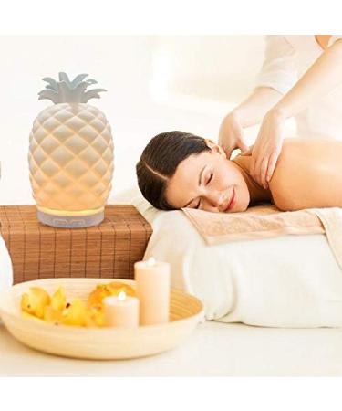 BOURGH Ananas Aroma Diffuser therische le Luftbefeuchter & Duft le f r Ihr Zuhause | Keramischer Duftdefuser & Hygienischer Humidifier - Buy Online on GoSupps.com