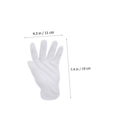 Healeved 48 Pairs White Cotton Gloves Jewelry Touching Gloves Key Hider Outdoor Washable Cotton Gloves Utility Work Gloves Mittens Tires Elastic Gloves Miss Wen Wan Labor Protection Cotton - Buy Online on GoSupps.com