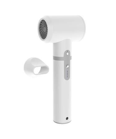 Portable Cordless Hair Dryer Wireless Blow Dryer w/3 Heat Modes Rechargeable & Detachable Battery Handle Travel Hairdryers for Indoors Outdoors