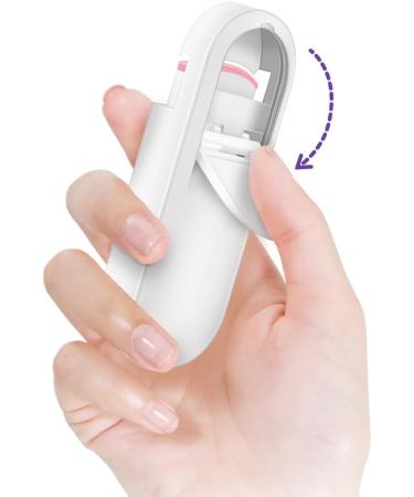 Qyrugcxs Electric Heated Eyelash Curler Long-Lasting Curl Electric Eye Lash Perm Eyelashes Clip Eyelash Curler Device Makeup Tool - Buy Online on GoSupps.com