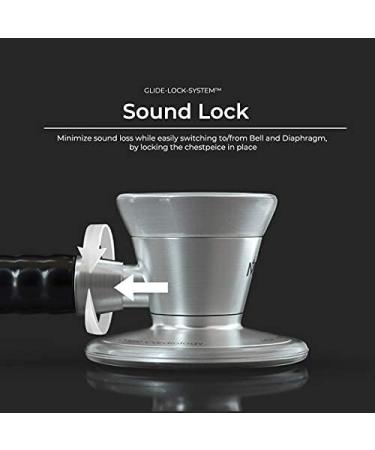 MDF Instruments Poseidon Blackout ProCardial Stethoscope - Lightweight Titanium Adult Dual Head Limited Edition | Shop Internationally - Buy Online on GoSupps.com