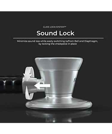 MDF Instruments Poseidon ProCardial Cardiology Stethoscope - Lightweight Titanium Dual Head Adult - Titanium Blue - MDF797TPSCD - Buy Online on GoSupps.com