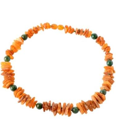 B-A-L Baltic Amber & African Jade Pet Collar - Flea & Tick Prevention for Dogs & Cats (25-65 cm) - 60cm Adjustable Dog Chain - Buy Online on GoSupps.com