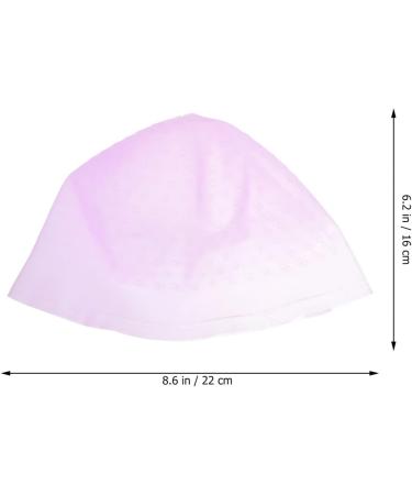 Lurrose 1 Set hair color highlighter cap hair tinting dye hat highlight colour hat hair tinting bowl DIY plastic dye Dyeing Color Tool clamshell hair dye bowl conditioning Stainless steel Pink - Buy Online on GoSupps.com