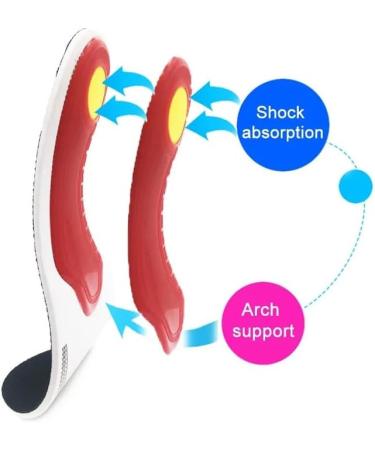 CSCDD Orthotics Insoles for Flat Feet - Orthopedic Support Insoles for Sports Shoes | Small Size D - Buy Online on GoSupps.com