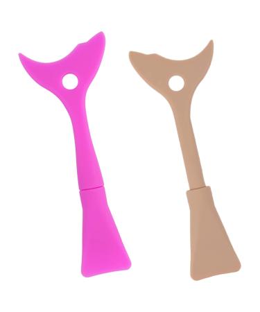 WOONEKY Silicone Molds 2pcs Eyeliner Baffle Beauty Products Miss Multifunction Eyelash Separator Tool