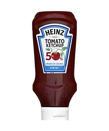 Heinz Tomato Ketchup Less 50% Sugar and Salt 435G – Set of 4 – Special Offer