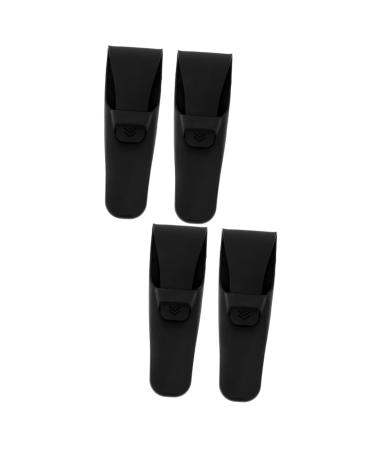 Minkissy 4 pieces razor silicone shell clothing razor razor cover made of silicone rice razor holder razor case etui razor protection cover pebble gel travel waterproof storage box