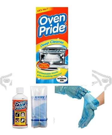 Oven Pride Deep Cleaner Kit 500ml Each Cleaner Kit Contain: Oven Pride 500ml + Bag + Gloves + Our Gift for You - Organza Bag Size 9 x 7 x 0.1 cm - Buy Online on GoSupps.com