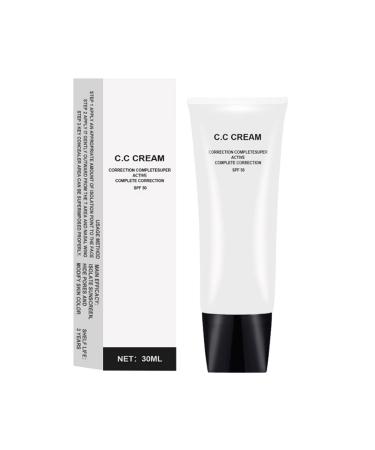 Tone de la Peau ajust CC Cream SPF 43 Fondation de Correction des Couleurs avec Contr le Hydratant de L'huile pour la Peau Mature pour Couvrir les Imperfections (Ivoire)