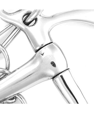 HEEPDD Stainless Steel Kimberwicke Bit with Deep Chain Mouth & Chewing Roll - 125mm | Premium Equestrian Equipment for International Shipping - Buy Online on GoSupps.com