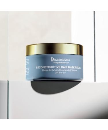  Moremay Bluegold Essence Reconstructive Hair Mask with Spirulina Biotin and Peptides 250ml - Buy Online on GoSupps.com