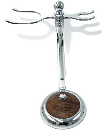 Lefeda Simply Men's Shaving Brush - Classic Silver Salon Tool Set (10x17cm) - Premium Rasier Brushes & Holder for a Perfect Finish - Buy Online on GoSupps.com
