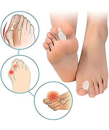 PEDIMEND Silicone Gel Toe Spreader for Bunion Treatment & Bunion Pain Relief - Prevent Painful Rubbing - Crooked Toe Cushion - Feet Care Thumb Bone Tool - Unisex - Foot Care (2PAIRS - 4PCS) - Buy Online on GoSupps.com