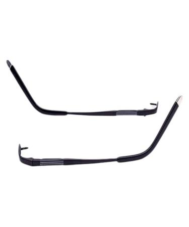 Ranara replacement glasses end tips glasses legs glasses accessories 1 pair of glasses replacement brackets metal-glasses repair parts brackets for borderless inlet goggles black