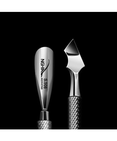Stainless Steel Nail & Cuticle Care: Precision Toolsfor At-Home Manicures & Pedicures-Expert Silver - Buy Online on GoSupps.com