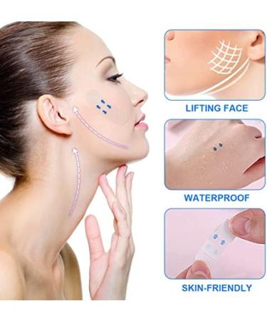 MenYiYDS 40 Face Lift Stickers Updated Face Lift Tape Invisible Adhesive Tape Thin Face Sticker V Shape Lift Face Sticker Double Chin Makeup Face Lift Tools - Buy Online on GoSupps.com