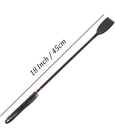 OBTANIM 18 Inch PU Leather Riding Crop for Equestrian Horses - Buy Online on GoSupps.com
