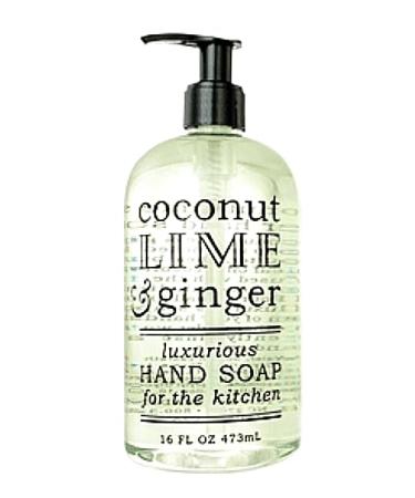 Greenwich Bay Kitchen Collection COCONUT LIME & GINGER Scented Liquid Hand Soap & Lotion Combo with Shea Butter - 16 fl oz Pump Bottles - Buy Online on GoSupps.com