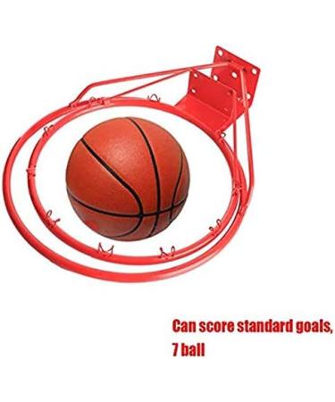 32cm Metal Rim Basketball Hoop Net with Screws Indoor Wall Mount - Buy Online on GoSupps.com