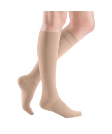 Medi Medive Elegance compression stockings knee socks with pleasant wearing comfort |CCL2 |Size: II |Open tip |Short |Narrow knob