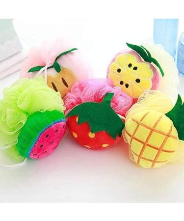 Yellow Pineapple Bath Puff | Soft Foam Shower Scrubber | Loofah Sponge for Adults - Perfect Body Cleaning Accessory - Buy Online on GoSupps.com