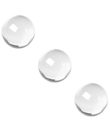 Gatuida 3st crystal fitness ball clear jade handballs rolling balls from jade massage ball roller balls massage hand massage devices exercise handball handy white crystal older rougher stone