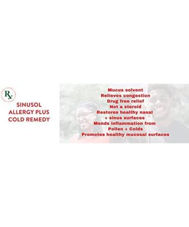 Sinusol DRBRX Nasal Spray for Allergy Relief Plus Cold Remedy Rapid Relief of Congestion and Sinus Pressure 2 Ounce - Buy Online on GoSupps.com
