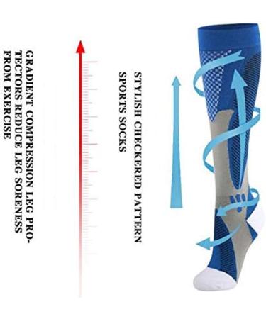 ZLYJ Sports Compression Socks - 20-30 mmHg for Men & Women - Running Cycling Mountaineering - Pink - 2 Pairs - Buy Online on GoSupps.com
