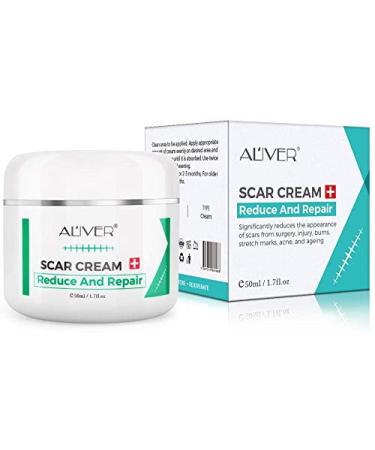 Scar Cream for Old & New Scars Acne Scar Cream Effective Stretch Mark Removal Natural Skin Repair Prevention of Insect Bites Scars Face Skin Repair Gel for Men & Women