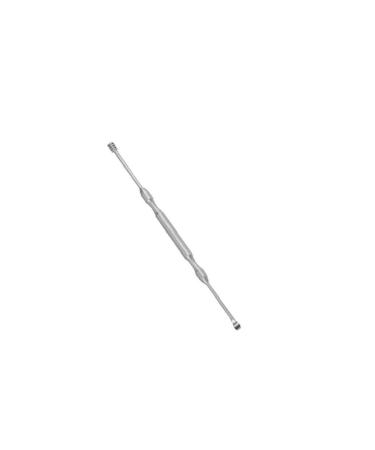 Rrunzfon Ear Wax Removal Tool Stainless Steel Earwax Non-Slip Ear Pick Spoon Curette Tweezers Cleaning (Silver)