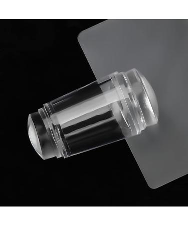 Bbabbt Silicone Gel e Stamper with Scraper - Clear Nail Art Stamping Tool for French Tips & Manicure - Buy Online on GoSupps.com