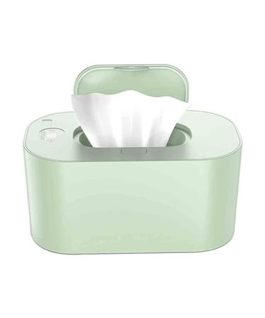 HUSHUI Baby Wipes Heater Baby Wet Wipes Warmer and Dispenser Thermostat Wet Wipes Box Portable Wipes Heating Box Temperature Adjustable Green