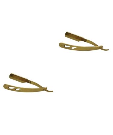 Minkissy 2st men's razor body razor for men razor razor for men razor holder razor holder manual razor men razor manual beard eyebrow trimmer man