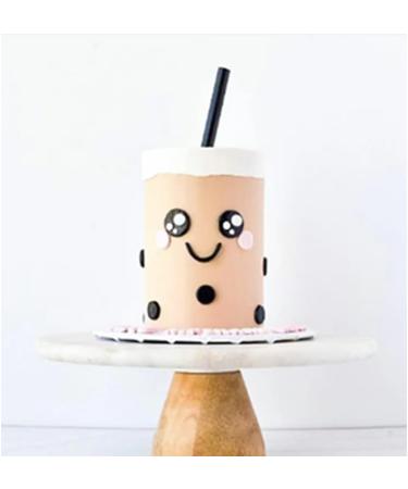 Boba Cake Topper Boba Tea Bubble Tea Cake Decor for Boba Theme Treats - Buy Online on GoSupps.com