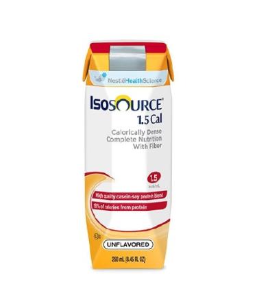 Isosource 1.5 Cal with Fiber Unflavored 250ml 18 pack