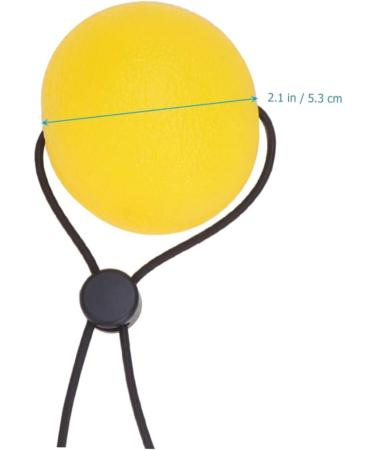 Magiclulu Hand Exercise Squeeze Ball - Strengthen Hands & Wrists | Fitness Tool | 5.3cm Yellow Power Ball - Ideal for Grip Training - Buy Online on GoSupps.com
