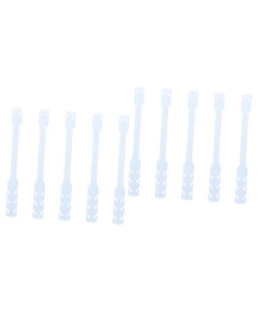 HEALVIAN 10 STK HOLCH ORDER ORDER HOLDER EAR MASK HAKE BAET FOR EAR BOOK HAKING HOKING HOKING HOOKINGS FOR FAITION COON OR rope adjuster Accessories for silicone masks Ear rings Protection glass removable