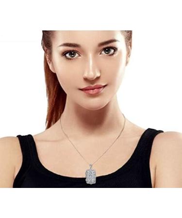 Personalized Victorian Style Perfume Diffuser Necklace - 14K Gold Plated .925 Sterling Silver Locket Pendant for Women - Buy Online on GoSupps.com