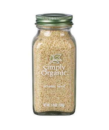 Simply Organic Whole Sesame Seed, Certified Organic | 3.7 oz | Pack of 3 | Sesamum indicum L.