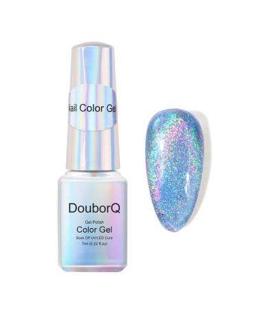 5ML Rainbow Nail Polish Cat Eye Nail Gel Universal Varnish Shiny Diamond Magnetic UV Gel Nail Glitter Manicure Beauty Decoration - (Color: C10 7g)