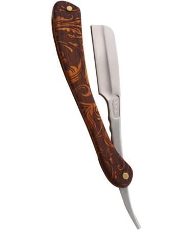 Buy Minkissy 3-in-1 Rapid Folding Knife Blade Holder Stainless Steel Hairdressing Razor with Rasm Wood Handle - Perfect for Professional Grooming - Buy Online on GoSupps.com