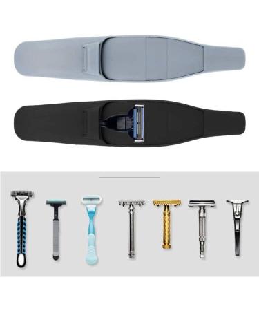 Portable Razor Case - Travel-Friendly Protective Cover | 2 PCs Silicone Razor Travel Case (Black & Gray) - Perfect for Safe Shaving on the Go - Buy Online on GoSupps.com
