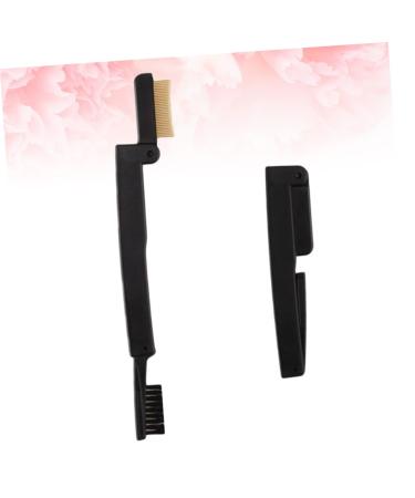 Ipetboom Double Side Eyebrow Brush Set - 3pcs Makeup Tools for Mascara & Eyelash Curling Black | Perfect for Eyebrow Filling & Styling - Buy Online on GoSupps.com